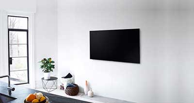 شکل1- نصب تلویزیون روی دیوار